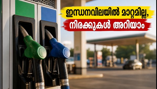 ഇന്നും ഇന്ധനവിലയിൽ മാറ്റമില്ല, നിരക്കുകൾ അറിയാം