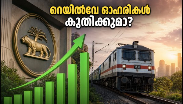 ആർബിഐ നയം: റെയിൽവേ ഓഹരികളിൽ വൻ മാറ്റം ആർബിഐ നയം: റെയിൽവേ ഓഹരികളിൽ വൻ മാറ്റം