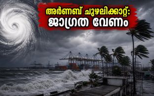 ആന്ധ്രയിൽ അർണബ് ചുഴലിക്കാറ്റ്: വൻ നാശനഷ്ടം, വിമാന-ട്രെയിൻ സർവീസുകൾ തടസ്സപ്പെട്ടു; ജാഗ്രത വേണം