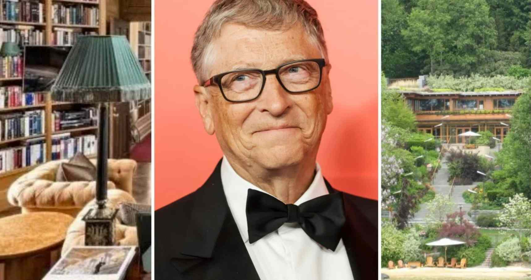  பில் கேட்ஸ்-ன் வாயை பிளக்கவைக்கும் பிரம்மாண்ட வீடு..! 