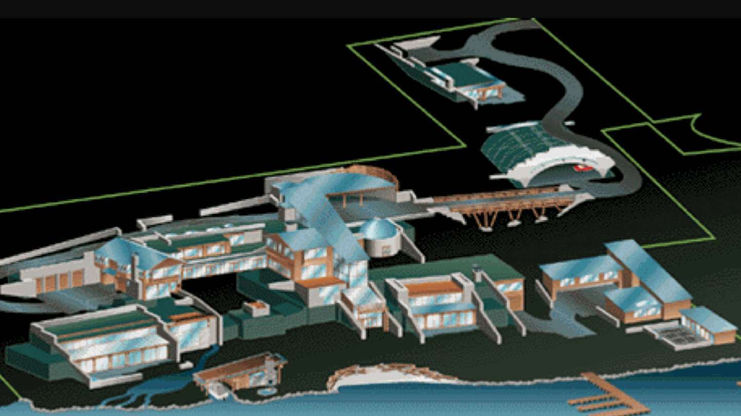  பில் கேட்ஸ்-ன் வாயை பிளக்கவைக்கும் பிரம்மாண்ட வீடு..! 