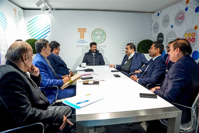 ತೆಲಂಗಾಣ ಮುಖ್ಯಮಂತ್ರಿ ರೇವಂತ್ ರೆಡ್ಡಿ ಭೇಟಿ ಮಾಡಿದ ಗೌತಮ್ ಅದಾನಿ