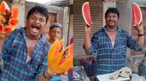 பழ வியாபாரத்தை இப்படி கூட செய்யலாமோ? வியாபாரியின் செம டெக்னிக்! 