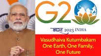 தாமரையில் உலகம்.. வசுதைவ குடும்பகம்..  ஜி20 இந்தியா லோகோ, இணையதளம் வெளியிட்டார் மோடி..! 