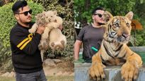 ஜாலியாக புலியுடன் வாக்கிங் சென்ற சிறுவன்.. பாகிஸ்தான் யூடியூபரின் டிரென்டிங் வீடியோ..! 