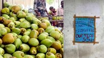 தேங்காய் விலை செப்டோ, பிளிங்கிட்டில் ரூ.80. எங்களிடம் வெறும் ரூ.55! கெத்து காட்டிய தெருவோர வியாபாரி!
