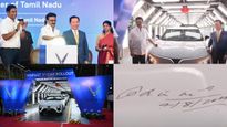 இனி தூத்துக்குடினா VinFast தான்-எலக்ட்ரிக் கார் ஆலையை திறந்து,முதல் காரில் கையெழுத்திட்டார் ஸ்டாலின்