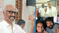 தேர்தல் 2026: ரஜினிகாந்த் ,அஜித் ,சிவகார்த்திகேயன்..!! காலையிலேயே வரிசை கட்டி வந்த பிரபலங்கள்..!!