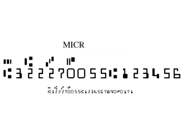 எம்ஐசிஆர் (Magnetic Ink Character Recognition)