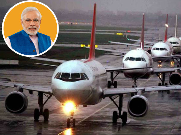 100 விமான நிலையங்கள்.. 