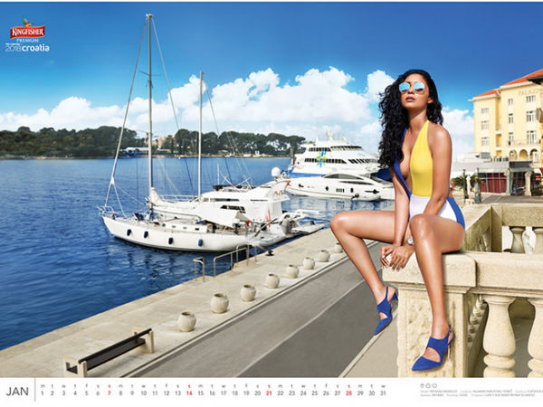  #கிங்பிஷர் காலண்டர் 2018