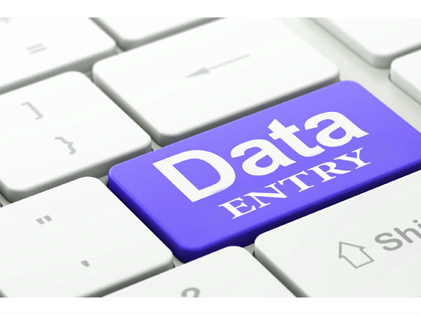 டேட்டா எண்ட்ரி பணி 