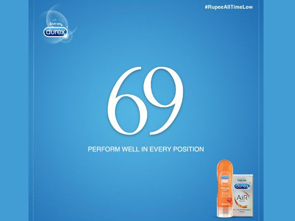 ரூபாய் மதிப்பு சரிவை சர்ச்சைக்குரிய வகையில் விமர்சித்த டியூரெக்ஸ் 