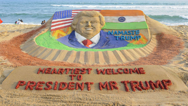 இந்தியாவுக்கு டிரம்ப் வருகை 