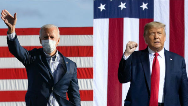 டொனால்டு டிரம்ப் மற்றும் ஜோ பிடன் 