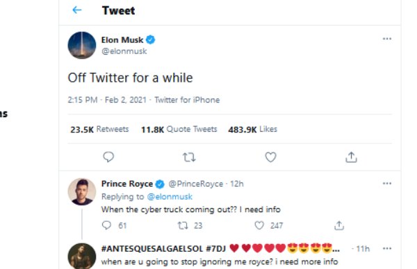 டிவிட்டருக்கு லீவ் 