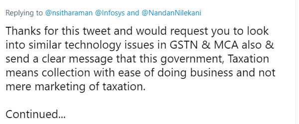 GSTN மற்றும் MCA தளத்தில் குறைபாடு 