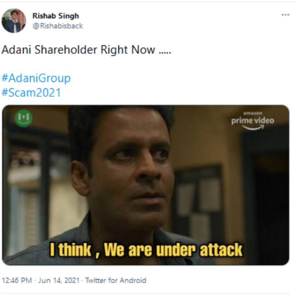 #Scam2021 டிவிட்டரில் வைரல்.. அதானி குழுமம் தொடர்புடைய 3 FPI கணக்குகள் முடக்கம்..! 