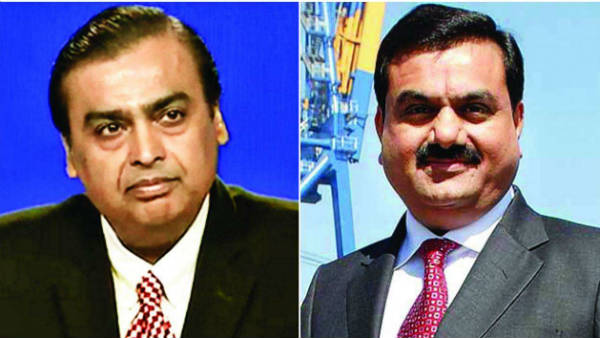  கௌதம் அதானி - முகேஷ் அம்பானி