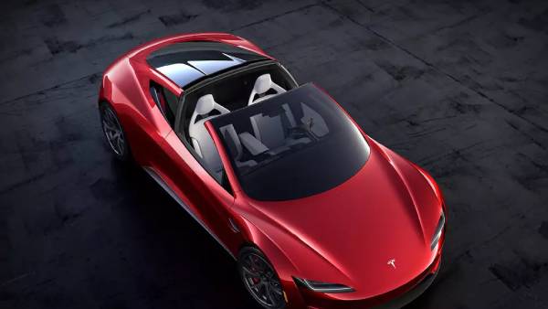 டெஸ்லா ரோடுஸ்டர் கார் 