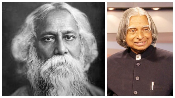 ரவீந்திரநாத் தாகூர், அப்துல் கலாம்