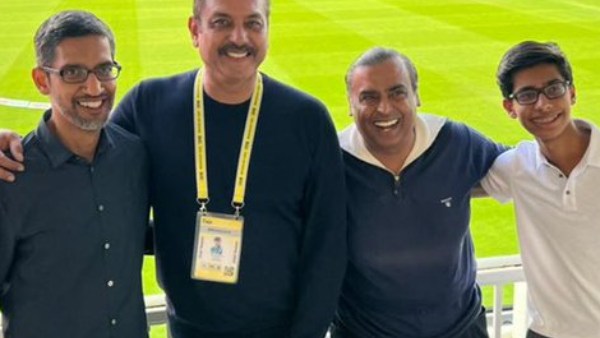 முகேஷ் அம்பானி - சுந்தர் பிச்சை 