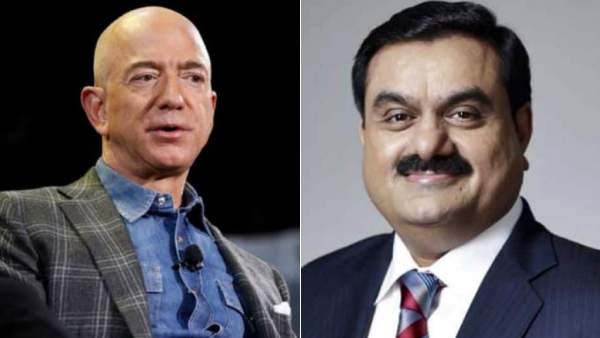 ஜெப் பெசோஸ் & கெளதம் அதானி 