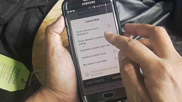 கேன்சல் கட்டணம் 