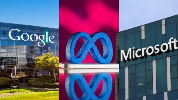 கூகுள், மெட்டா, மைக்ரோசாப்ட் 