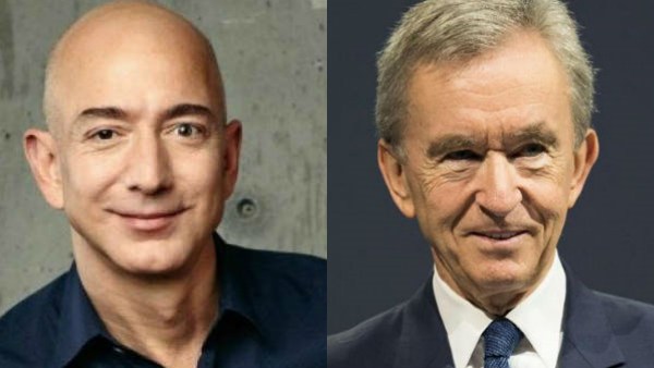 ஜெப் பெசோஸ் - பெர்னார்டு அர்னால்ட் 