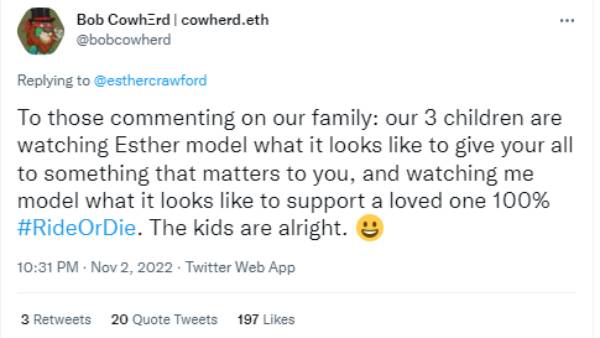 எஸ்தர் க்ராஃபோர்டு கணவர் 