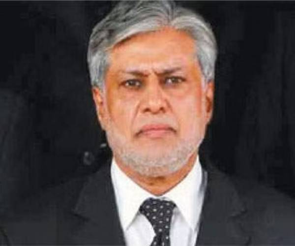 பாகிஸ்தான் நிதியமைச்சர் இஷாக் தர்