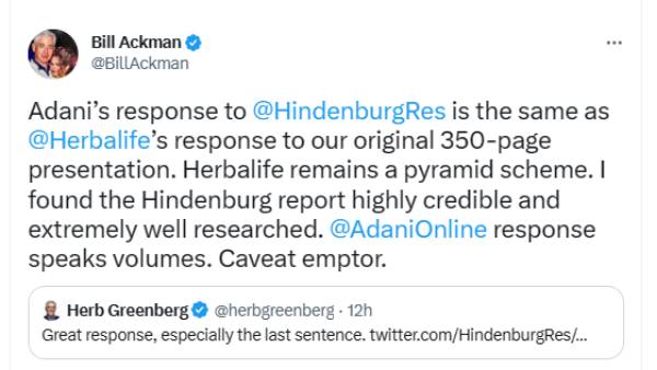 William Ackman ஆதரவு 