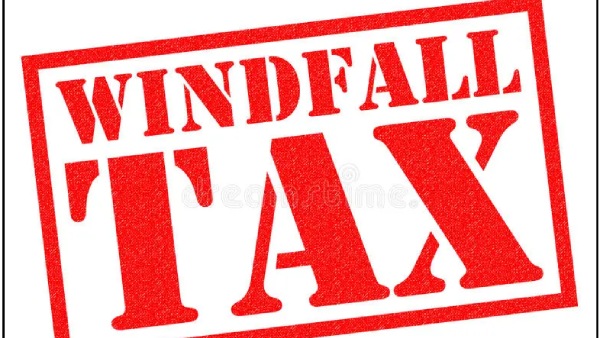 விண்ட்ஃபால் வரி எவ்வளவு 