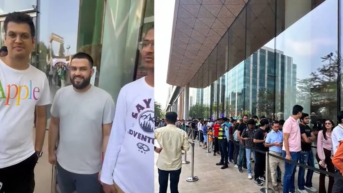  ஆப்பிள் முதல் ஸ்டோர் திறந்தாச்சு.. உள்ளே சென்ற முதல் 3 பேர்..!!