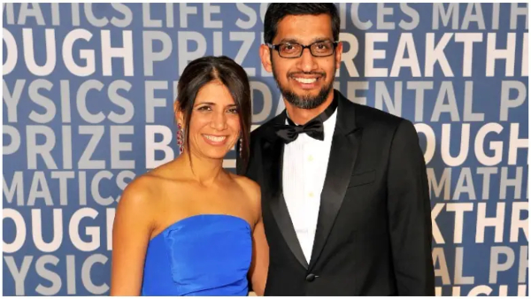 சுந்தர் பிச்சை-யின் அதிர்ஷ்ட தேவதை.. மனுஷன் எப்படியெல்லாம் லவ் பண்ணிருக்கார்..! சுந்தர் பிச்சை-யின் அதிர்ஷ்ட தேவதை.. மனுஷன் எப்படியெல்லாம் லவ் பண்ணிருக்கார்..!