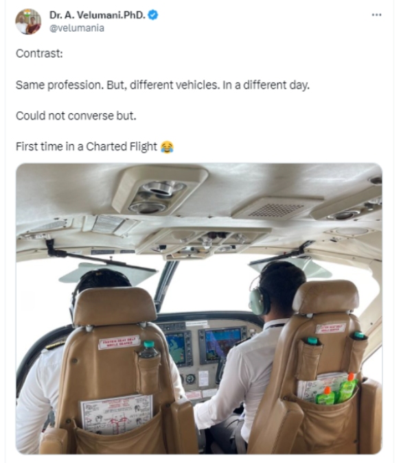 Tyrocare Velumani-ஐ வியக்க வைத்த ஆட்டோ ஓட்டும் பெண்.. நெகிழவைக்கும் டிவிட்டர் பதிவு..!