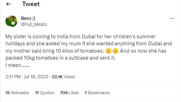 துபாய்: அம்மா பொண்ணு சேட்டை.. தங்கம், ஐபோன் வாங்குனது போய் இப்ப தக்காளி வாங்குறாங்க..!