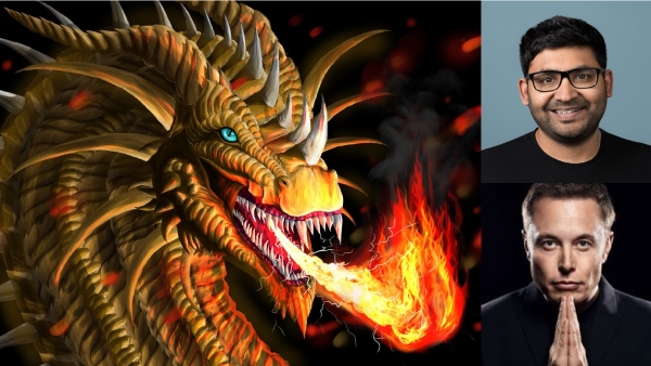 'நெருப்பு துப்பும் டிராகன்' Parag Agarwal பணிநீக்கத்திற்கு எலான் மஸ்க் சொன்ன காரணம்..!! 