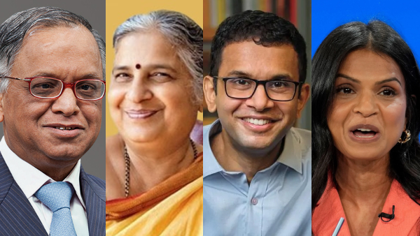 ஒரே நாளில் பல கோடிகளை அள்ளிய Infosys நாராணயமூர்த்தி குடும்பம்..!!