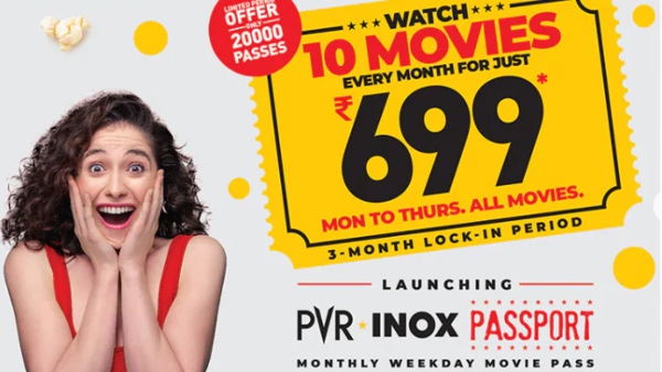 செமல்ல புது பிளான்.. 699 ரூபாய்க்கு மாதம் 10 படம் பார்க்கலாம்! அதுவும் PVR INOX மல்ட்டிபிளக்சில் 