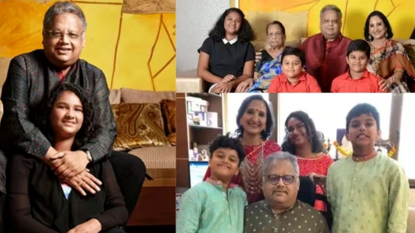 ராகேஷ் ஜூன்ஜூன்வாலா வாரிசு-கள்.. மகள், டிவின்ஸ் மகன்கள்..! 