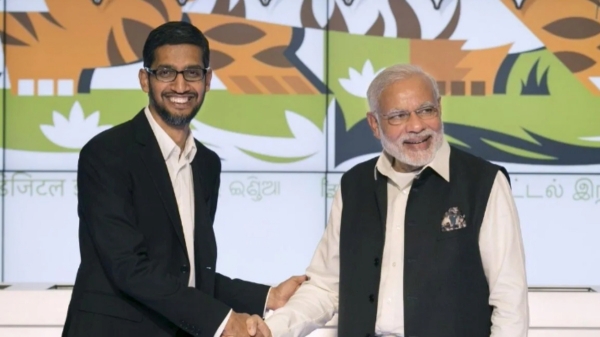 சுந்தர் பிச்சை உடன் பிரதமர் மோடி திடீர் பேச்சுவார்த்தை.. எதற்காக தெரியுமா..? சுந்தர் பிச்சை உடன் பிரதமர் மோடி திடீர் பேச்சுவார்த்தை.. எதற்காக தெரியுமா..?