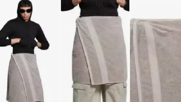 என்ன கொடுமை சார் இது.. ஒரு டவல் ஸ்கர்ட் விலை ரூ.77,000.. நாங்க எப்பவுமே இப்படித்தான் பலென்சியாகா 