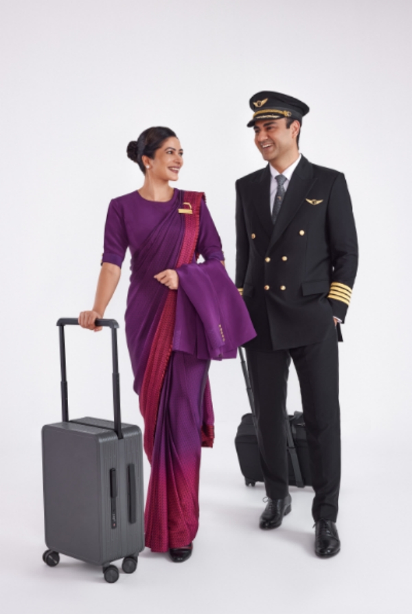 ஏர் இந்தியா ஊழியர்களுக்கு புதிய சீருடை - கலக்கல் போட்டோ, வீடியோ..!! 