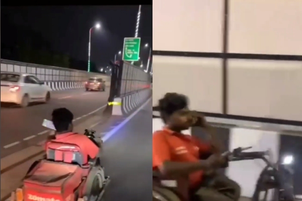 வீல்சேரில் புட் டெலிவரி.. ஒட்டுமொத்த இந்தியாவும் பார்த்த வீடியோ..!! 