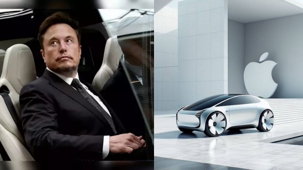 எலான் மஸ்க் கூட எல்லாம் போட்டிப்போட முடியாது.. முக்கிய திட்டத்தை கைவிட்ட ஆப்பிள்..! 