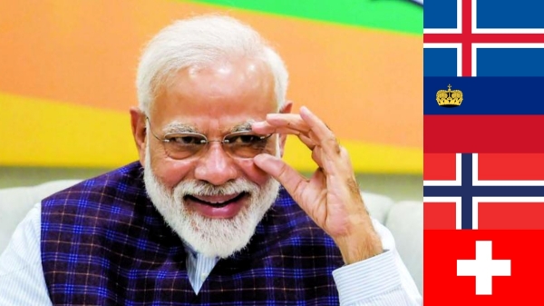 4 ஐரோப்பிய நாடுகளுடன் ஒப்பந்தம்! இந்தியாவுக்கு வரும் $100 பில்லியன் முதலீடு, 10 லட்சம் வேலைவாய்ப்பு!