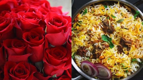 ரோஜா பூவும், பிரியாணியும் மணக்குதே.. செலவும் பிச்சுக்குதே..!! 