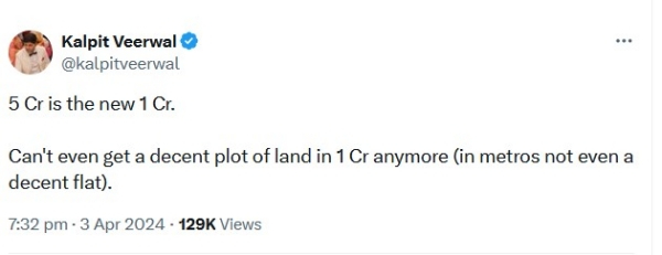 1 கோடி ரூபாய் கொடுத்தா கூட நல்ல வீடு கிடைக்கிறது இல்லையாம்.. புலம்பும் மக்கள்..! 